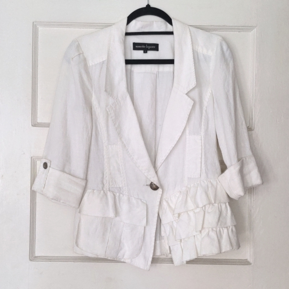 Nanette Lepore Size 2 White